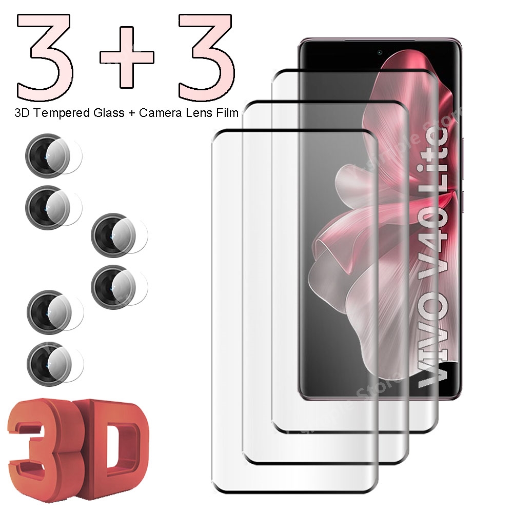 Vivo V40 - 3+3 Curved Tempered Glass For vivo
