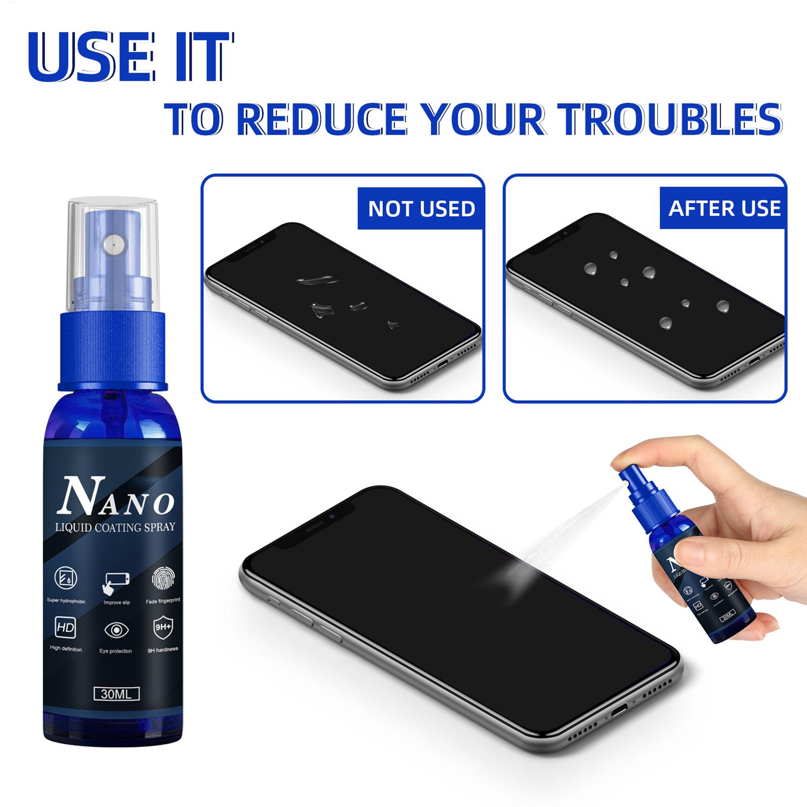 Oleophobic Coating Spray - Phone Coating Spray Liquid Protector Screen