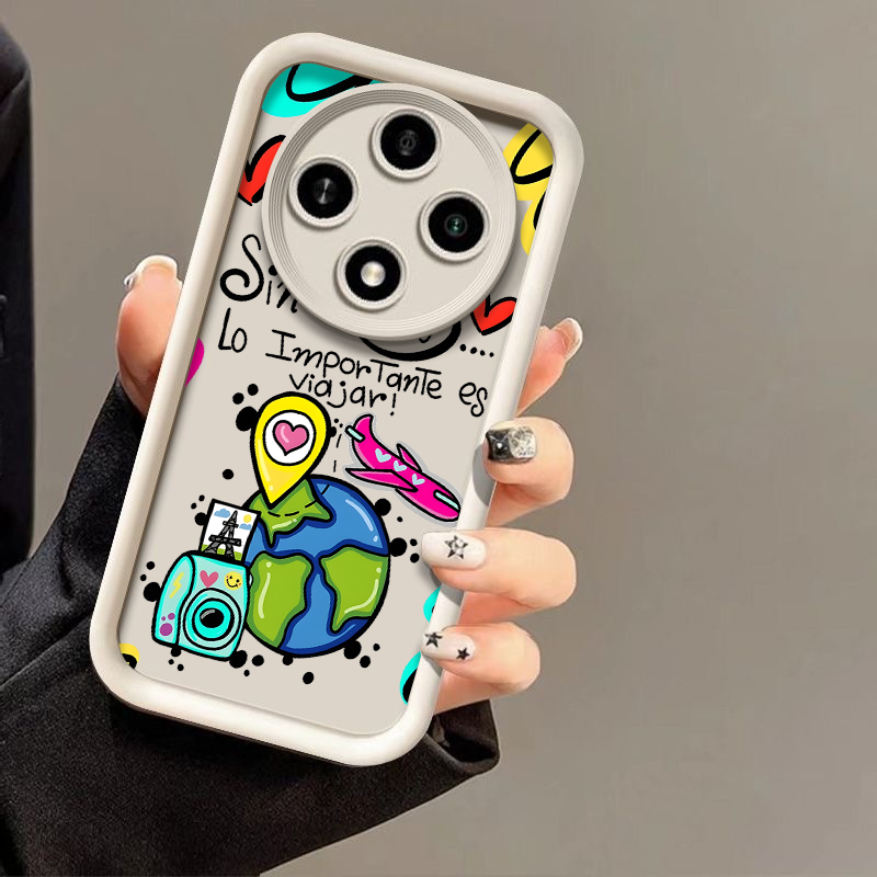 Abstract Travel Airplane Graff - Oppo Reno 12 review and price