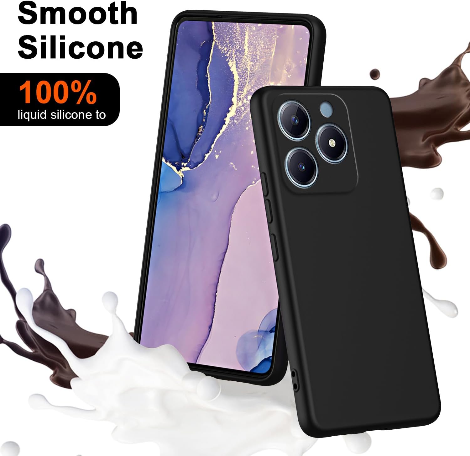 Flexible Liquid Silicone Case  - Realme Note 50 review and price