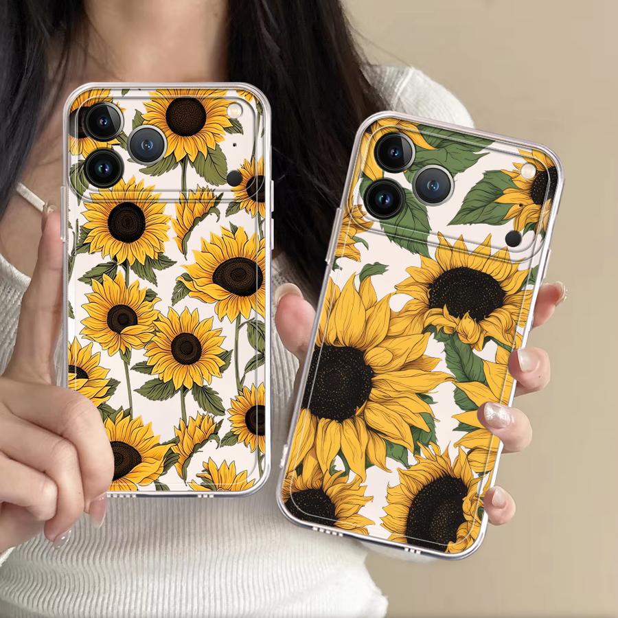 Cute Sunflower Pattern Case fo - Apple Iphone 16 review and price