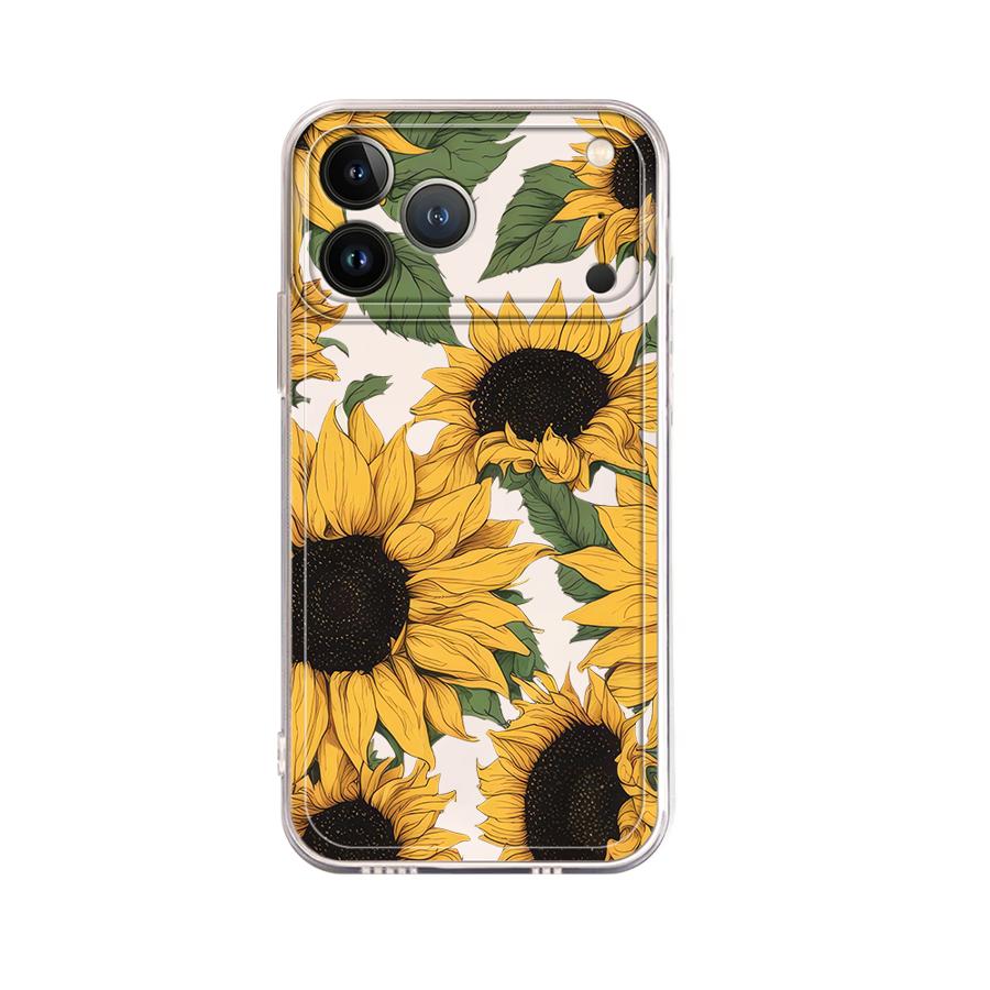 Cute Sunflower Pattern Case fo - Apple Iphone 16 review and price