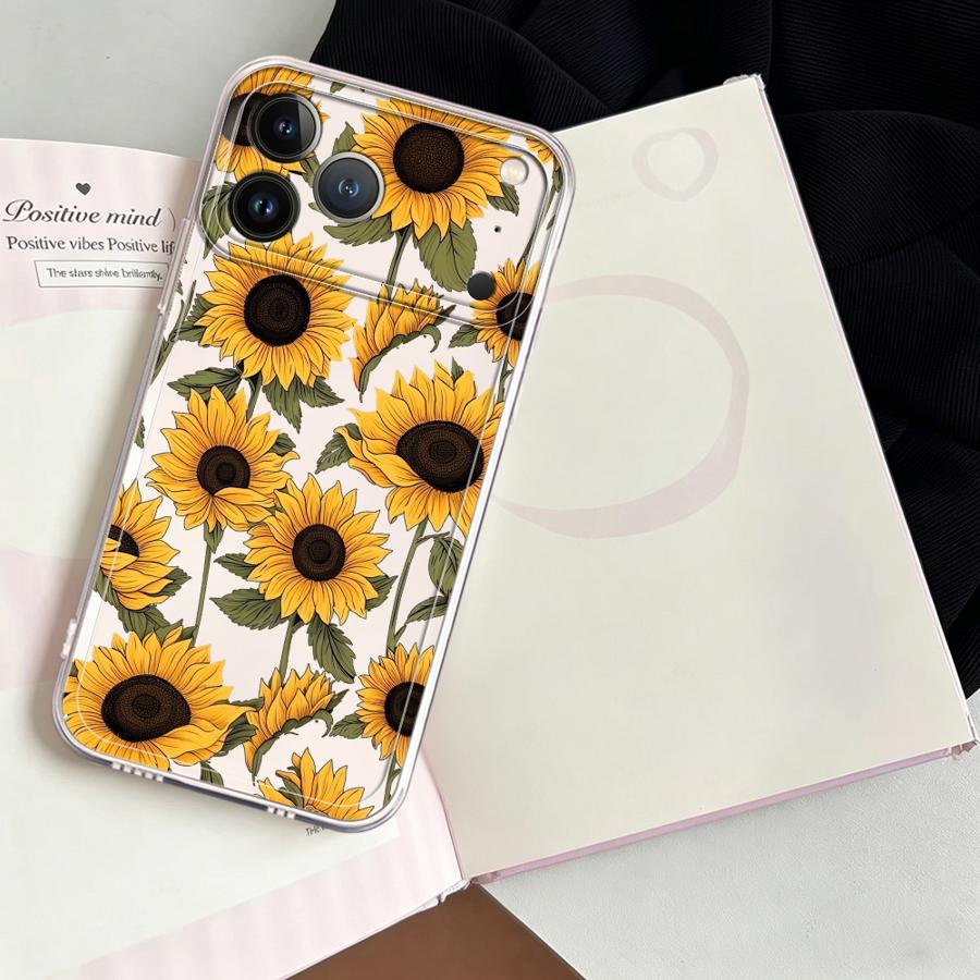 Cute Sunflower Pattern Case fo - Apple Iphone 16 review and price