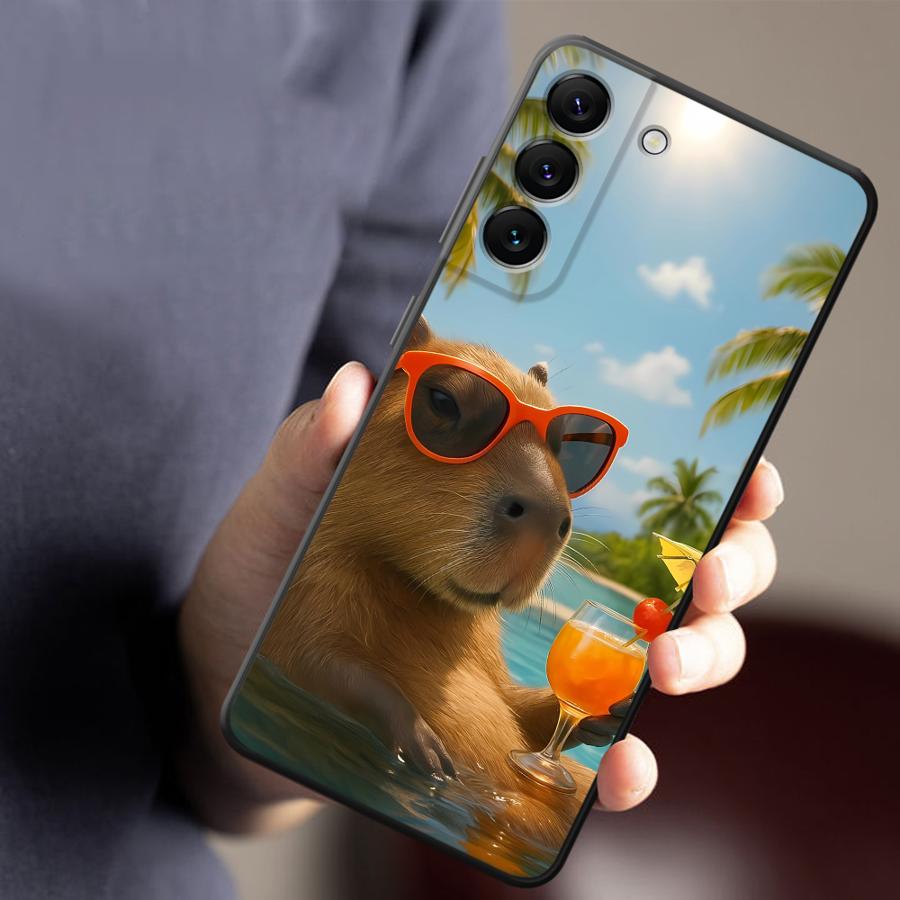 Vacation Capybara Case for Sam - Samsung Galaxy A55 review and price