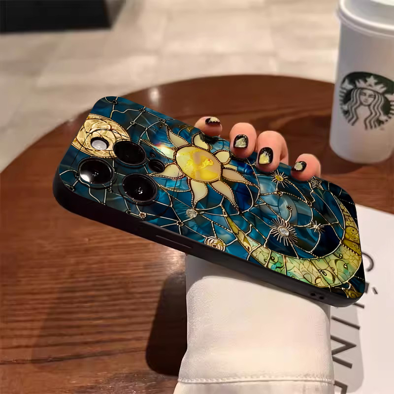 Aesthetic Sun Moon Print Phone - Samsung Galaxy A55 review and price