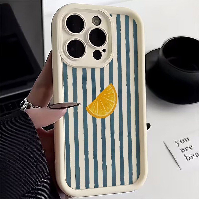Striped Lemon Slice Pattern Ph - Apple Iphone 16 review and price
