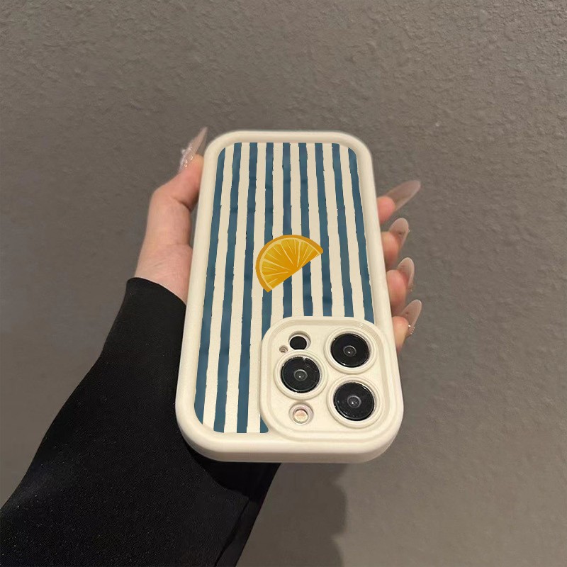 Striped Lemon Slice Pattern Ph - Apple Iphone 16 review and price