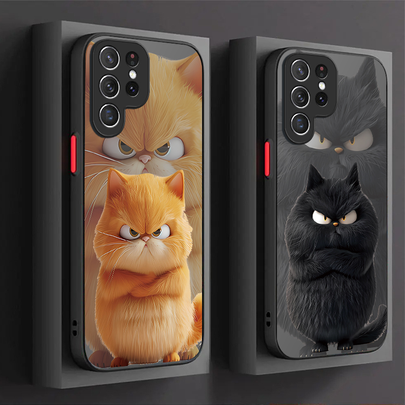 Angry Cat Couple Style Case fo - Samsung Galaxy A55 review and price