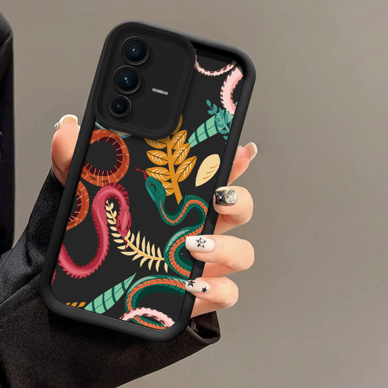 Luxury Snake Print Phone Case  - Vivo V40 review and price