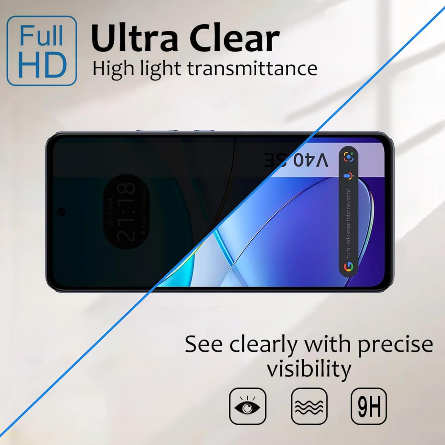 For VIVO V40 SE Anti Spy Tempe - Vivo V40 review and price