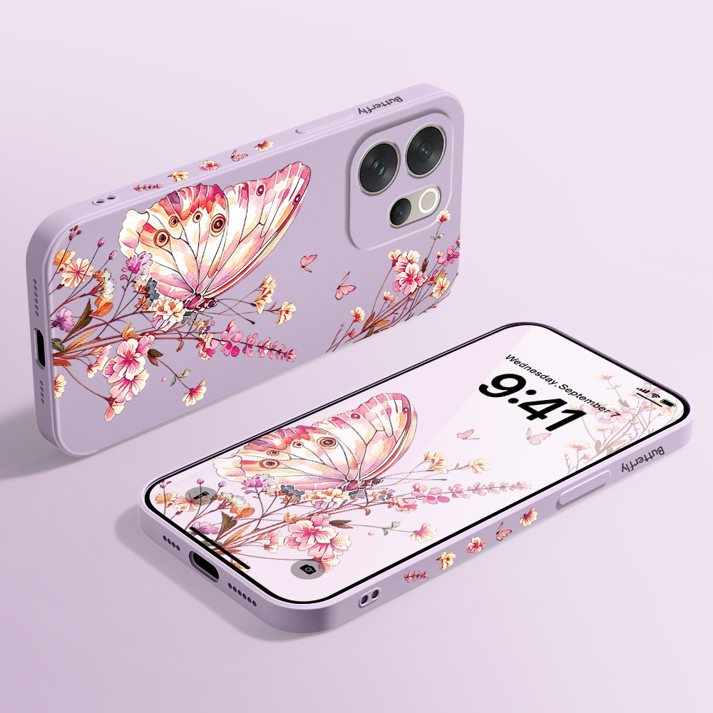Butterfly Sprig Phone Case For - Vivo V40 review and price