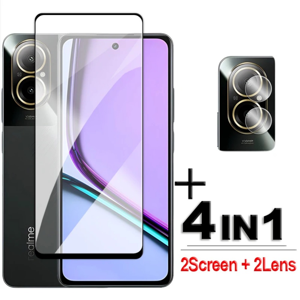 4in1 Tempered Glass For Realme - Realme C67 review and price