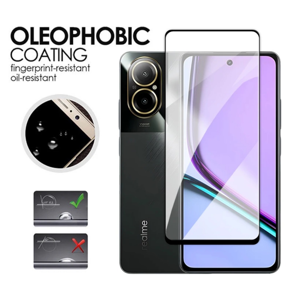4in1 Tempered Glass For Realme - Realme C67 review and price